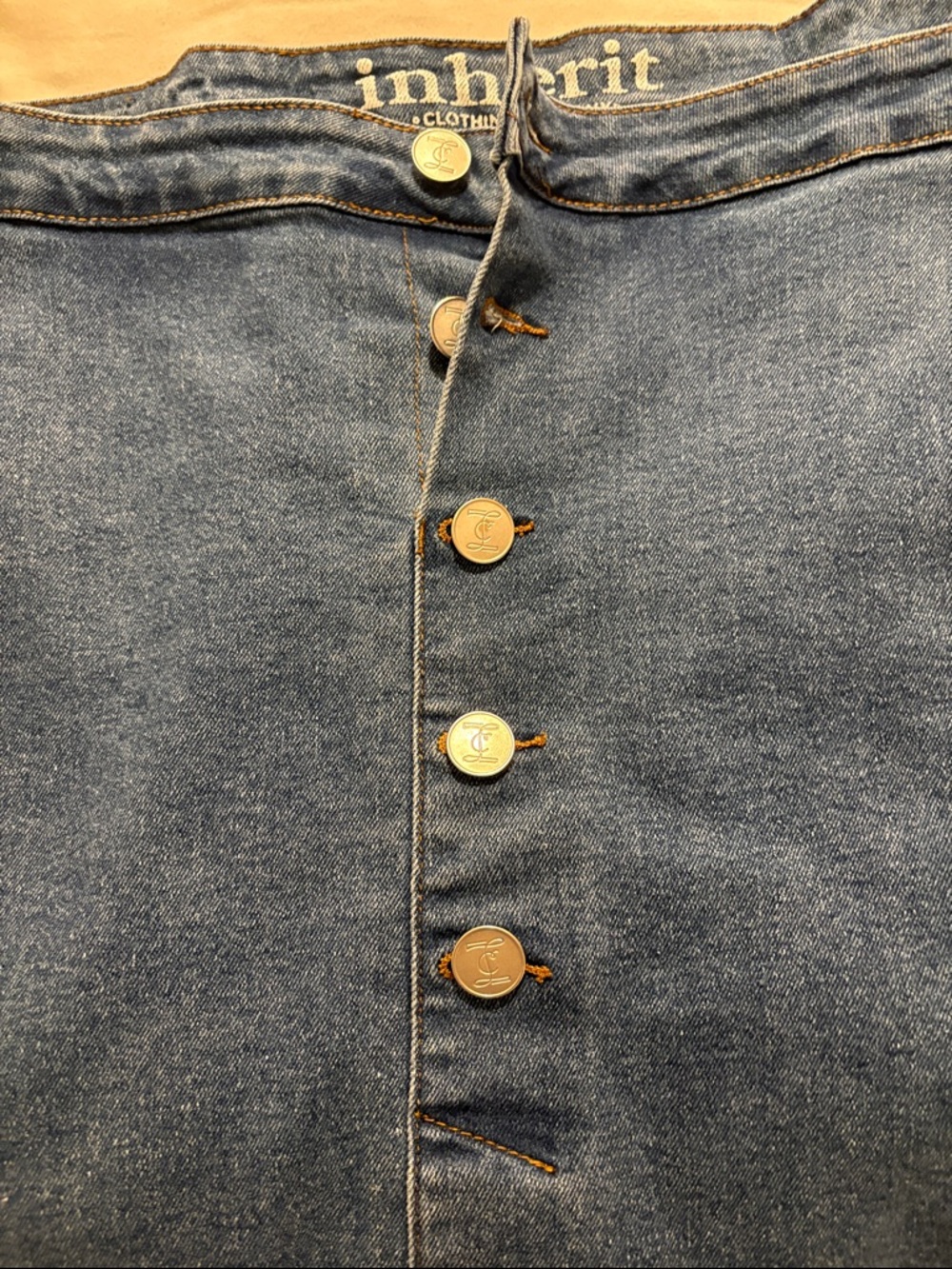 Inherit Co. Denim Midi Skirt - Picture 8 of 10